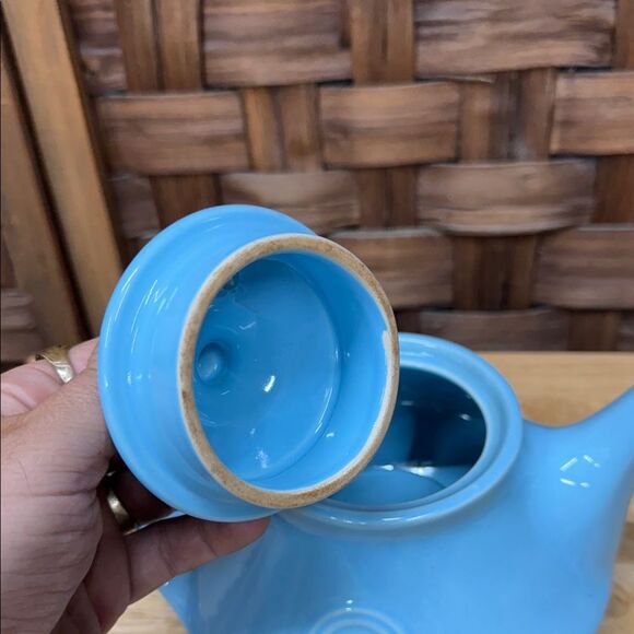 Vintage Pearl China Company Aladdin Lamp Tea Pot Robbins Egg Blue - Picture 4 of 6